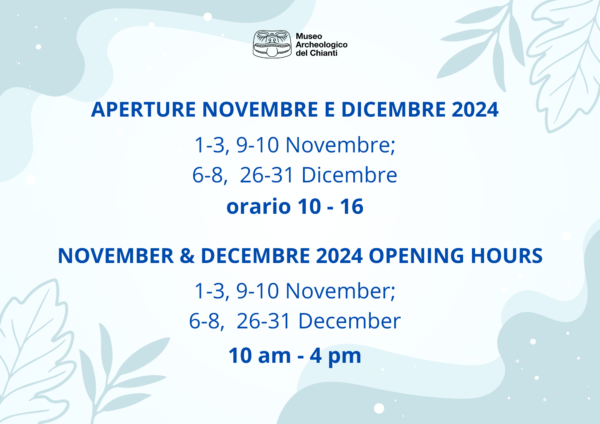 orario aperture nov e dic 2024